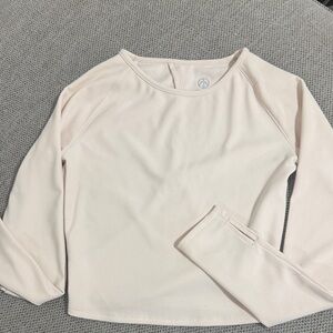 Cream Ribbed Tank Top